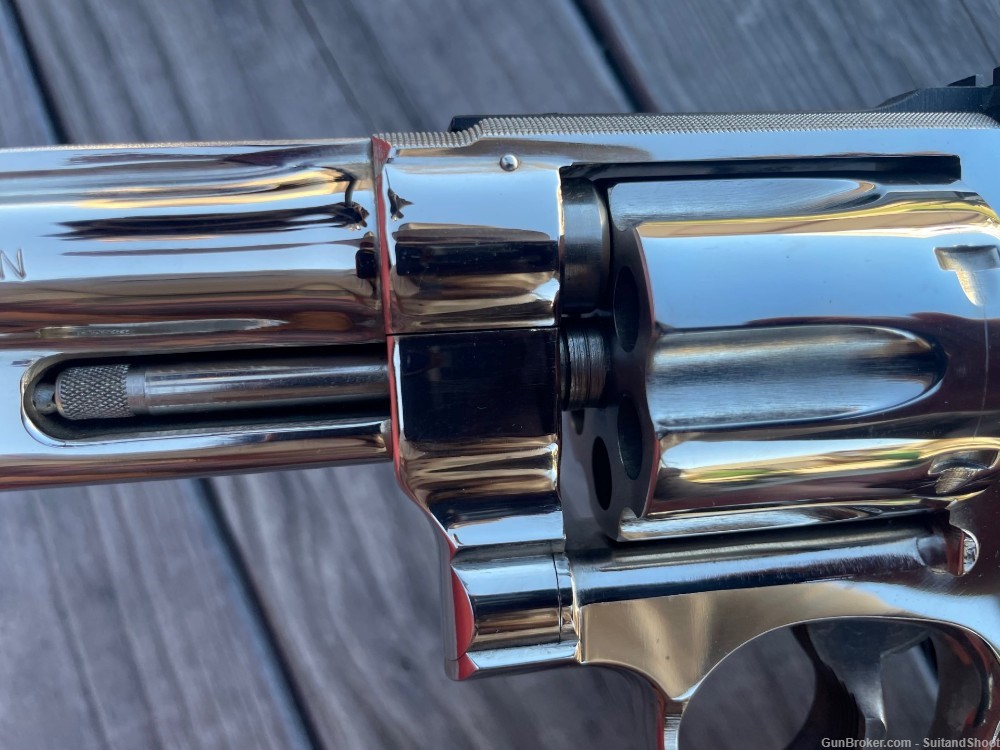 SMITH & WESSON 27-2 revolver .357 magnum nickel-img-101
