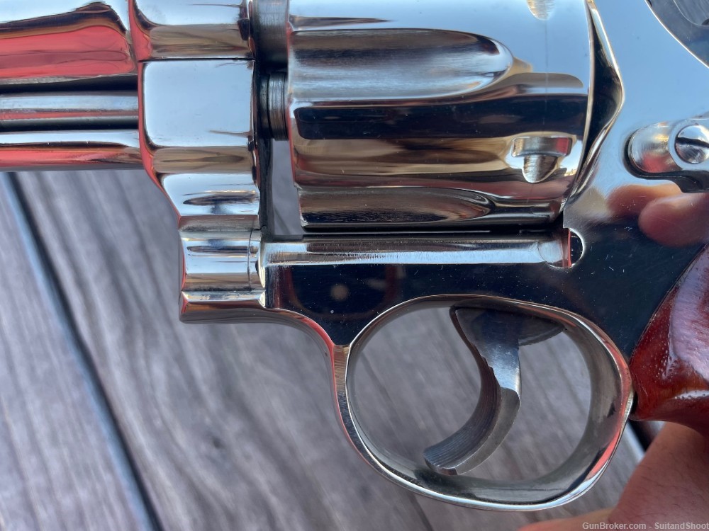 SMITH & WESSON 27-2 revolver .357 magnum nickel-img-100