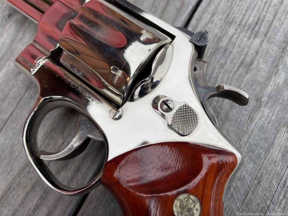 SMITH & WESSON 27-2 revolver .357 magnum nickel-img-5