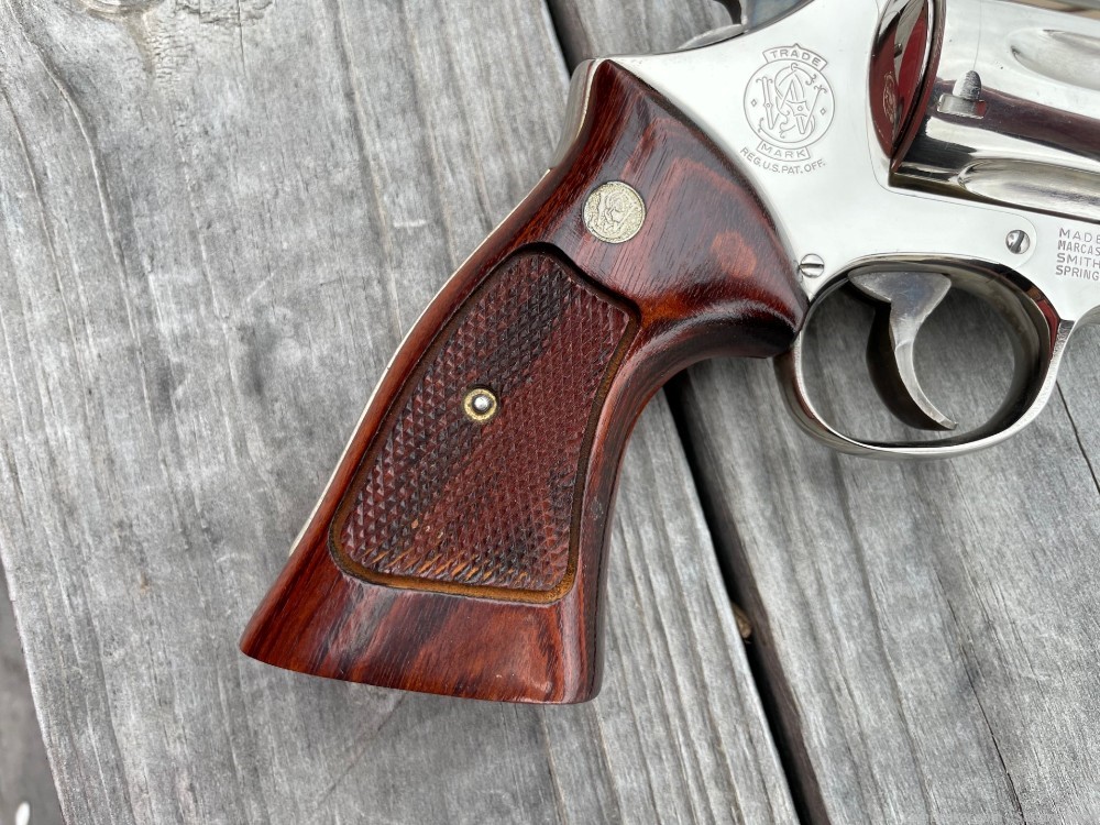 SMITH & WESSON 27-2 revolver .357 magnum nickel-img-13