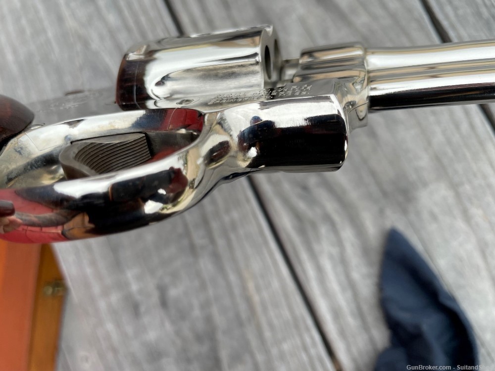 SMITH & WESSON 27-2 revolver .357 magnum nickel-img-37