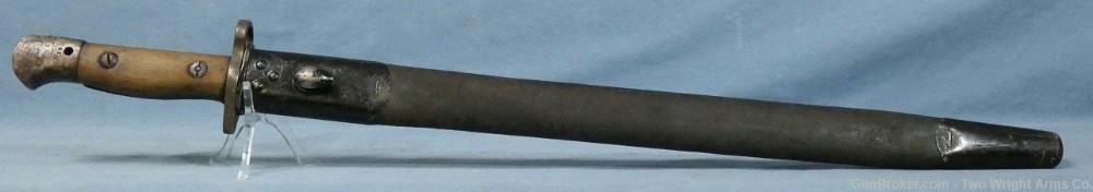 British Made Enfield No.1 Mk.III bayonet and Scabbard-img-0