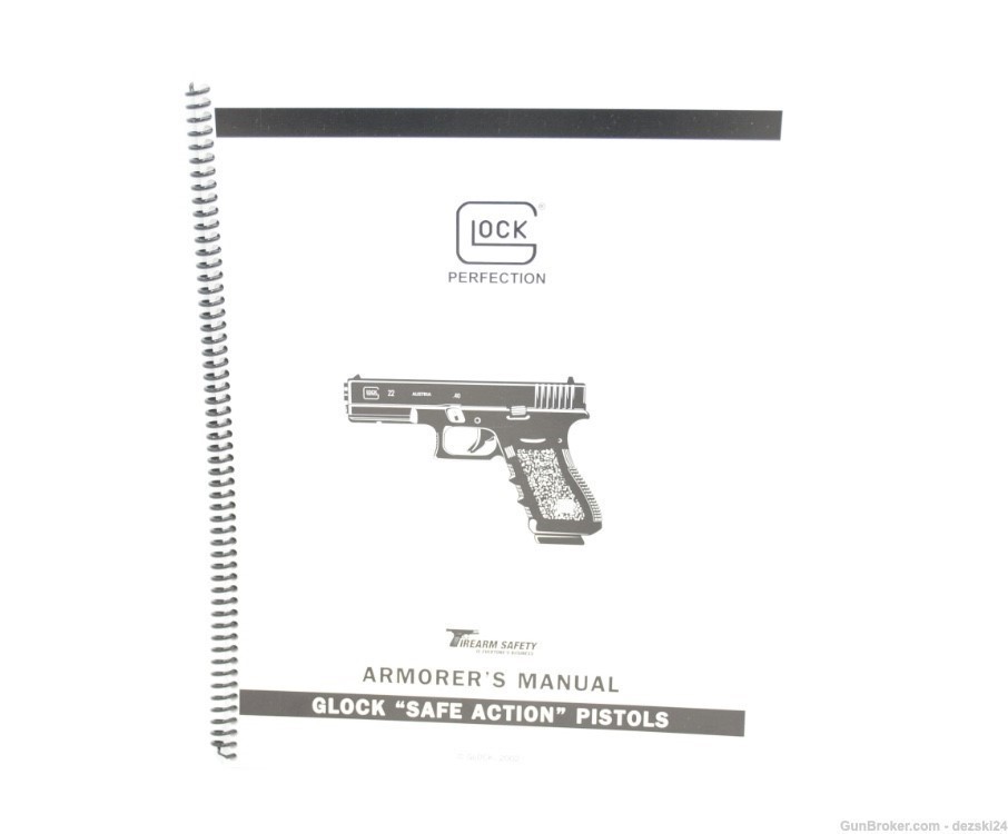 GLOCK PERFECTION ARMORERS MANUAL BOOKLET 2002 17 19 22 23 26 27 34 35 36-img-3