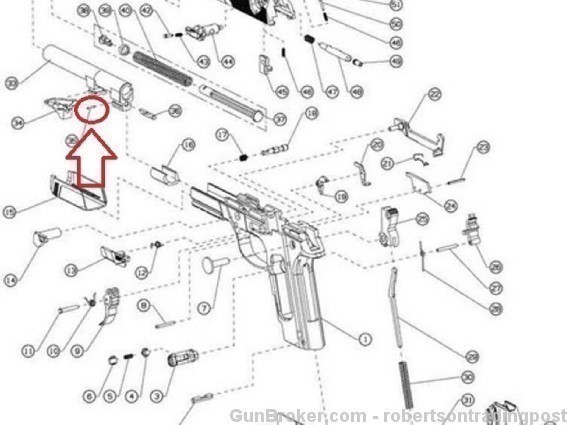 Beretta 92 96 Locking Block Plunger Pin C97117 typ-img-3