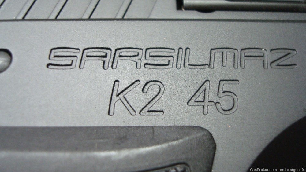 SAR USA by Sarsilmaz Model K2 - .45 ACP - 4-14 Round Mags - K245BL-img-3