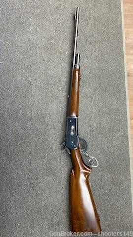 Winchester Model 71 in 348 Winchester with approximately 50 rounds of ammo-img-0