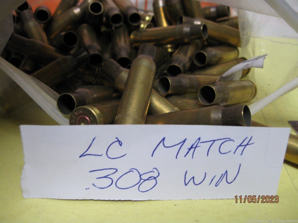 1 Lb IMR 3031 Can Powder AND 60 pc 308 Match Brass; more available-img-2