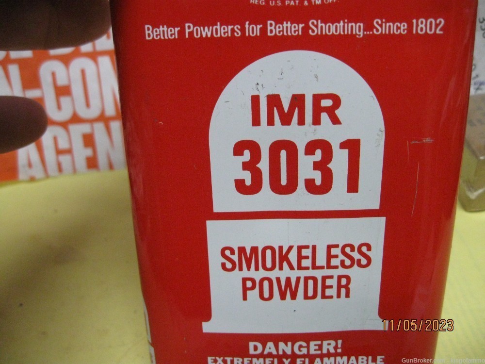 1 Lb IMR 3031 Can Powder AND 60 pc 308 Match Brass; more available-img-1