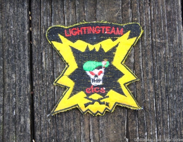 Vietnam Era US Special Forces "Lighting Team" Beret and Patch-img-2