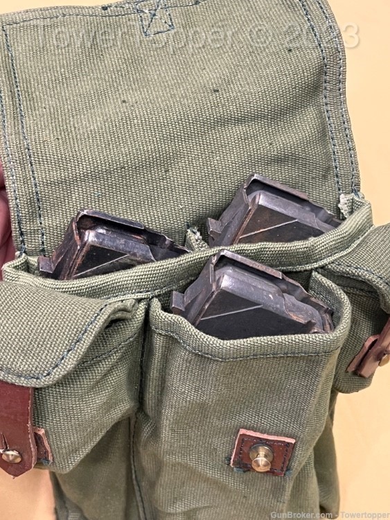 Romanian 3 Cell Magazine Pouch, 3 Magazines, and Cleaning Kit-img-1
