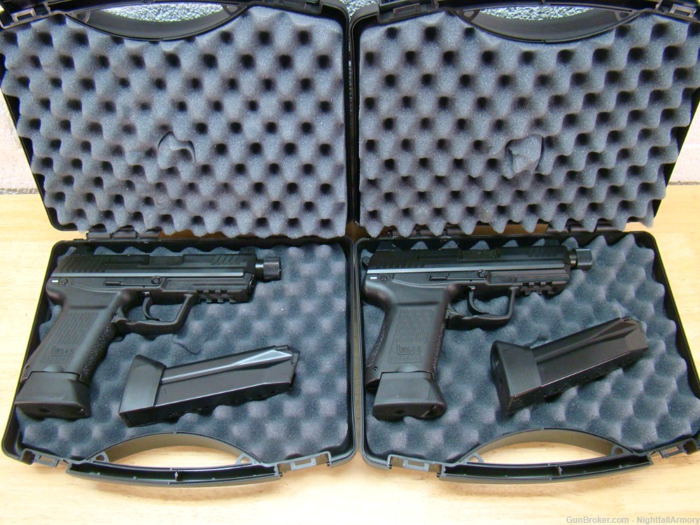 Pair of H&K HK45C Tactical V1 HK-45 .45ACP Pistols TB consec serial #'s! HK-img-4