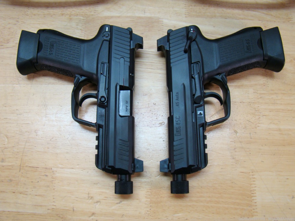 Pair of H&K HK45C Tactical V1 HK-45 .45ACP Pistols TB consec serial #'s! HK-img-9