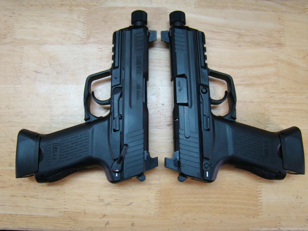 Pair of H&K HK45C Tactical V1 HK-45 .45ACP Pistols TB consec serial #'s! HK-img-10