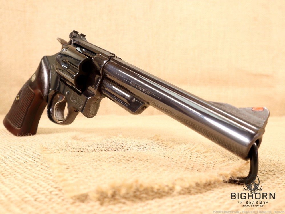 Smith & Wesson/S&W, 1957, Pre-Model 29, .44 Magnum 6.5" Diamond CB Grips -img-8