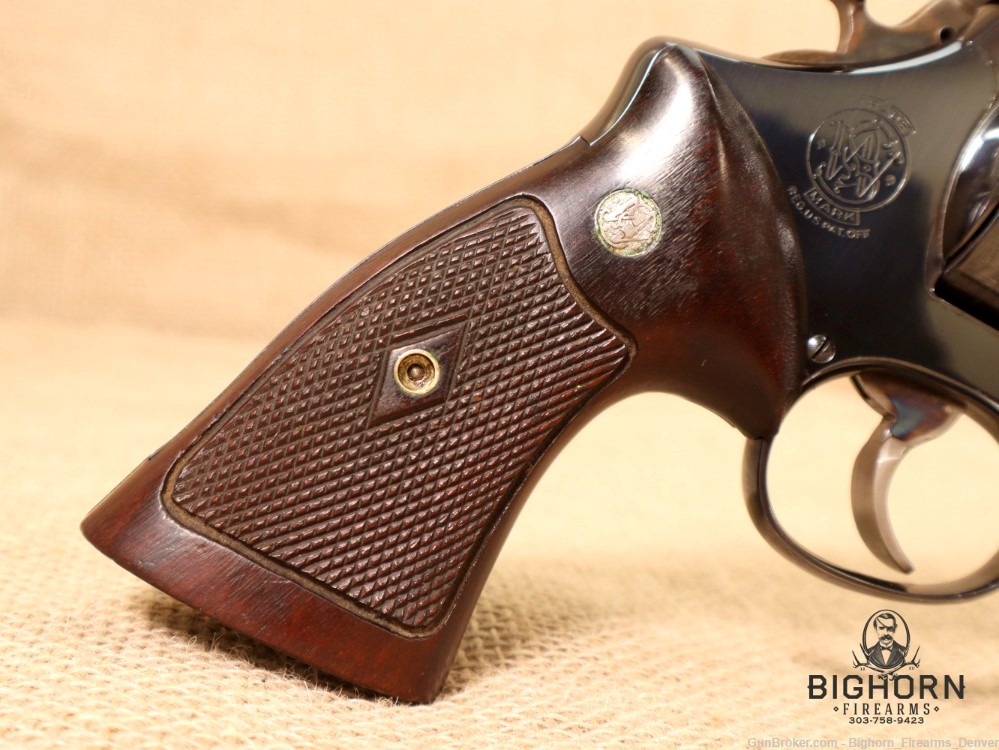 Smith & Wesson/S&W, 1957, Pre-Model 29, .44 Magnum 6.5" Diamond CB Grips -img-15