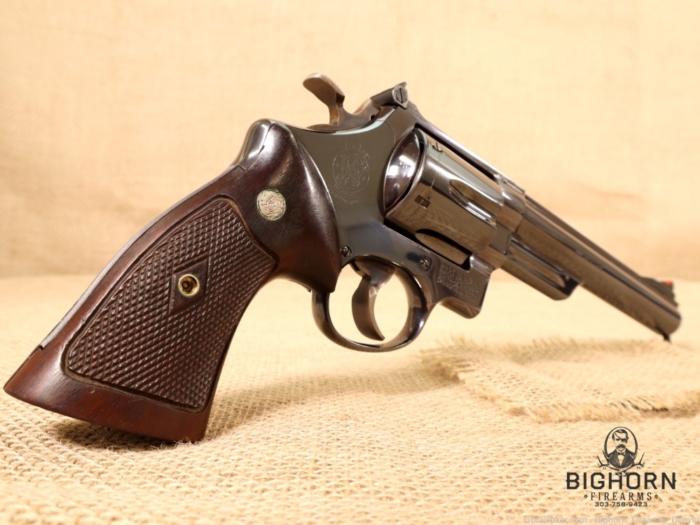 Smith & Wesson/S&W, 1957, Pre-Model 29, .44 Magnum 6.5" Diamond CB Grips -img-12