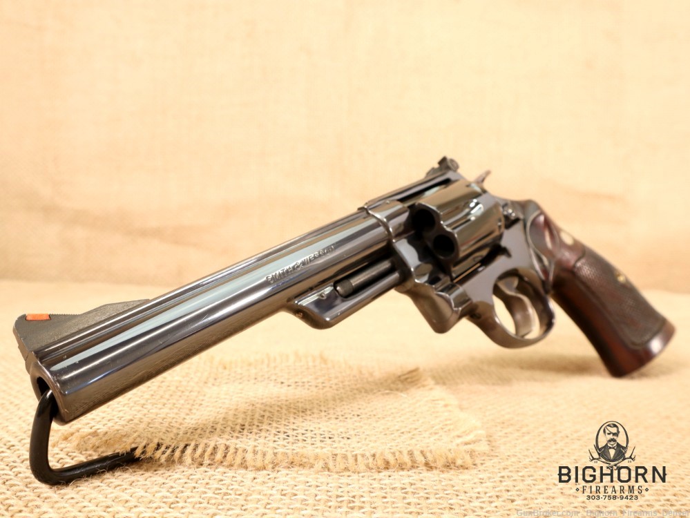 Smith & Wesson/S&W, 1957, Pre-Model 29, .44 Magnum 6.5" Diamond CB Grips -img-2