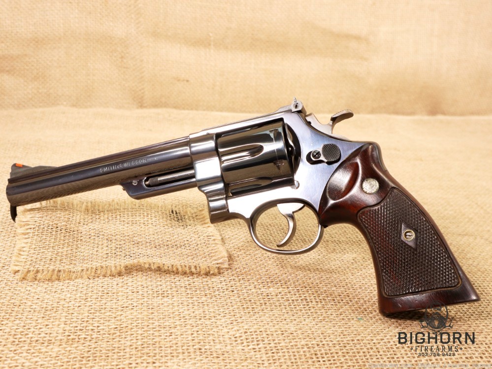Smith & Wesson/S&W, 1957, Pre-Model 29, .44 Magnum 6.5" Diamond CB Grips -img-0