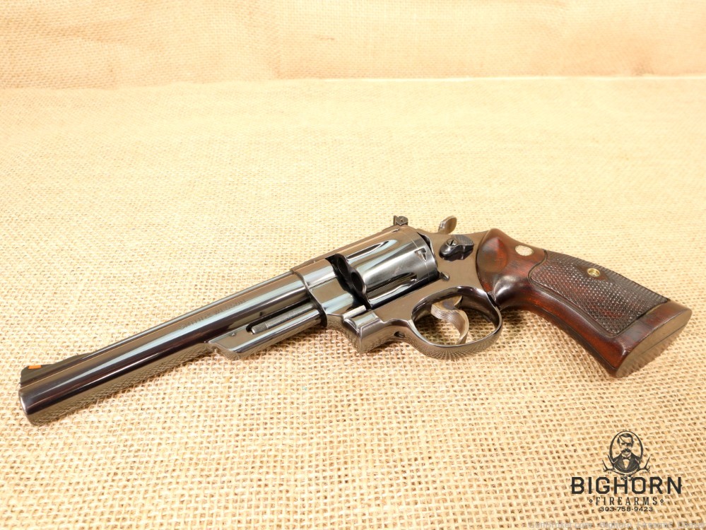 Smith & Wesson/S&W, 1957, Pre-Model 29, .44 Magnum 6.5" Diamond CB Grips -img-39