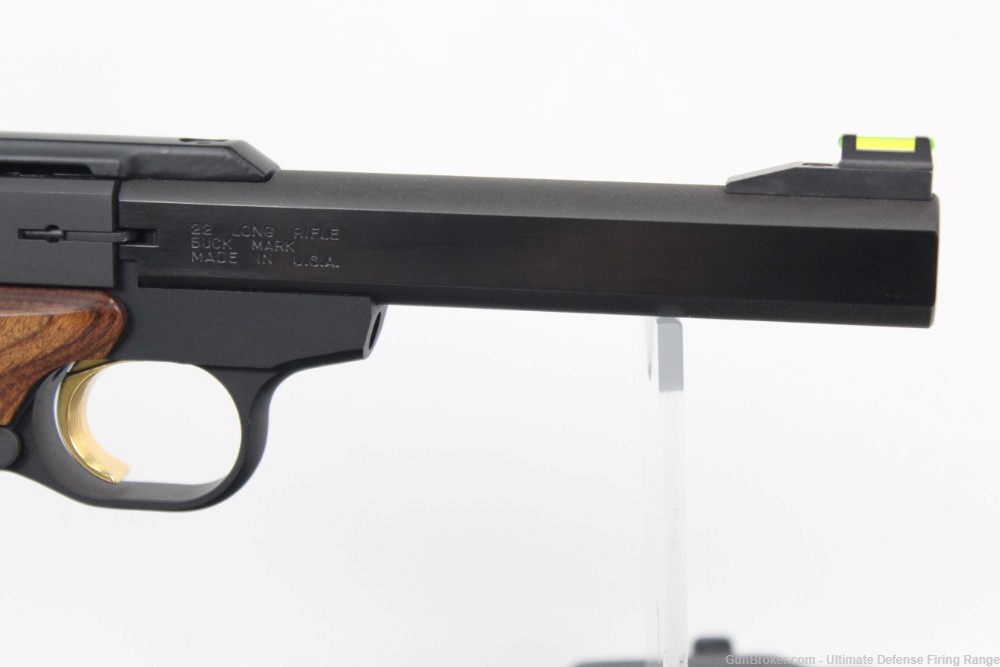 Excellent Browning Buck Mark Plus UDX 22 Long Rifle Slab SIde Target Model -img-4