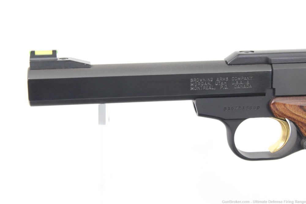 Excellent Browning Buck Mark Plus UDX 22 Long Rifle Slab SIde Target Model -img-7