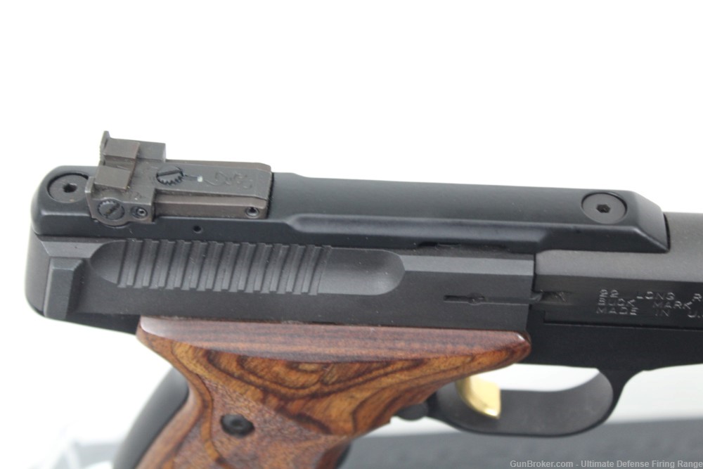 Excellent Browning Buck Mark Plus UDX 22 Long Rifle Slab SIde Target Model -img-6
