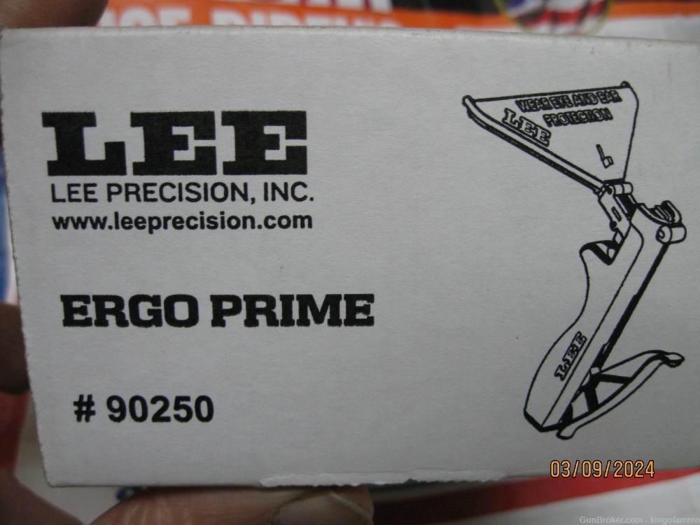 New Box Lee Auto Prime Ergo Prime Hand Priming Tool #90250 ; primers avail-img-1