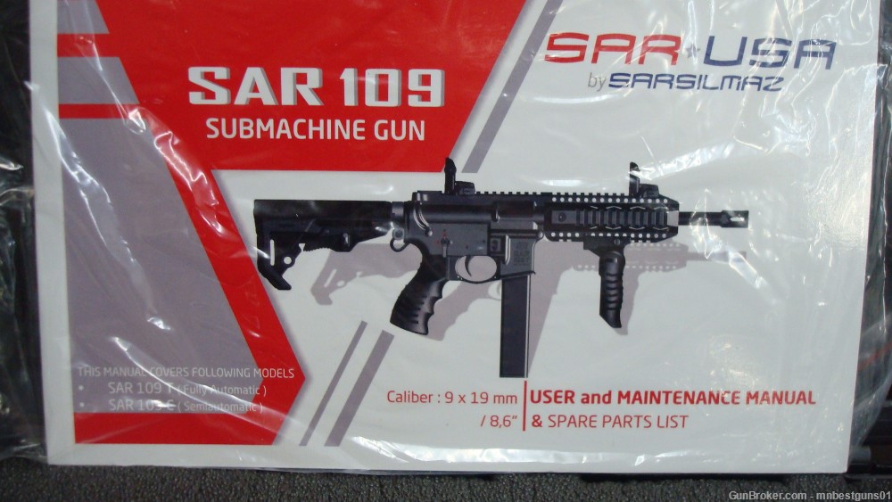 SAR USA by Sarsilmaz - Model 109T - 9MM - 2-30 round Mags - SAR109T-img-9