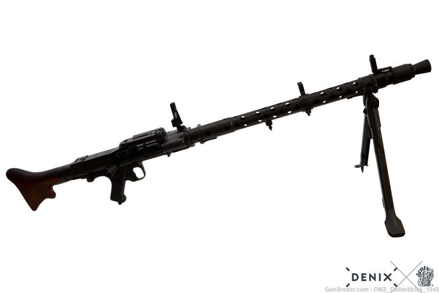 WW2 WWII German MG 34 Machine Gun Non Firing Replica by Denix of Spain-img-0