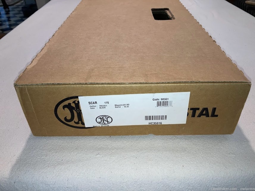 FN Herstal SCAR 17S Original Factory Box - Empty w/ Insert --img-1