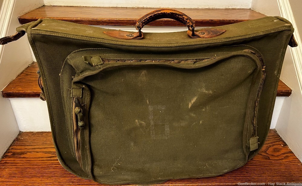 Vintage WWII US Army Air Force Flyers Garment Luggage Travel Bag Type B-4 -img-6