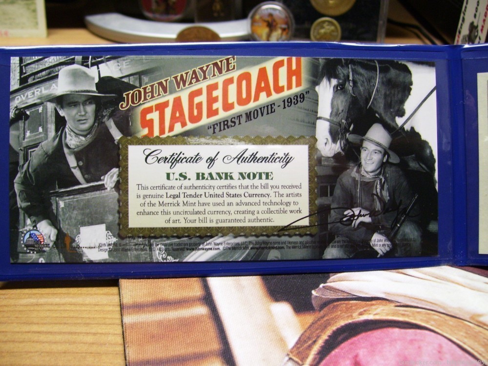John Wayne Stagecoach Two Dollar Bill-img-2