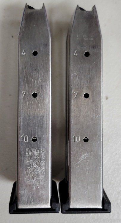 Springfield Armory XD40 40S&W 10rd fullsize magazines lot of 2 used -img-3