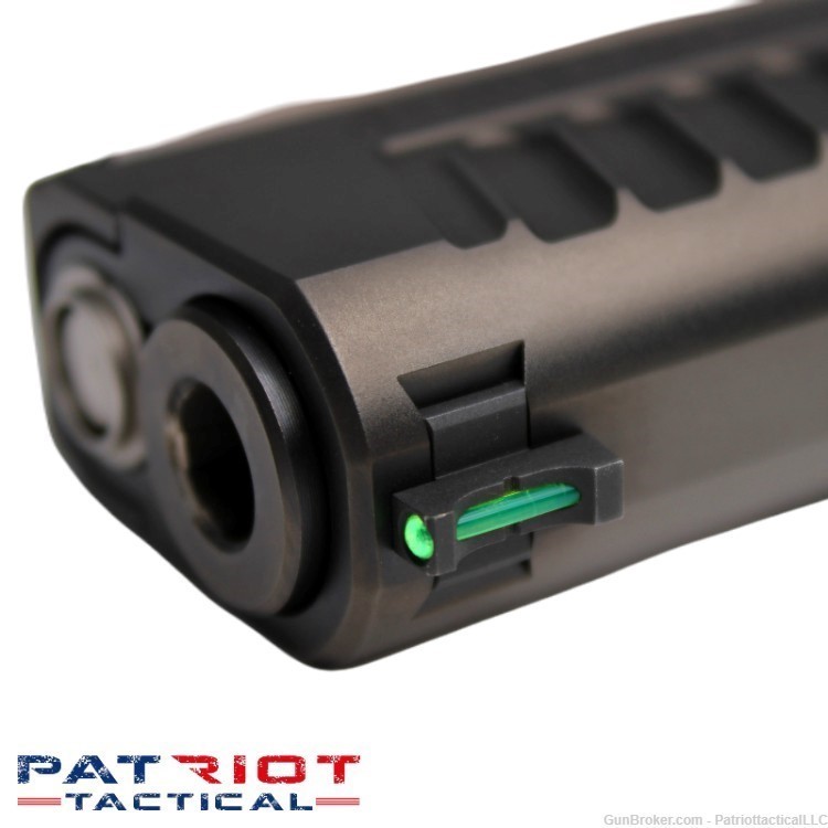 PT Custom Green Fiber Optic Sight Set for Glock-img-3
