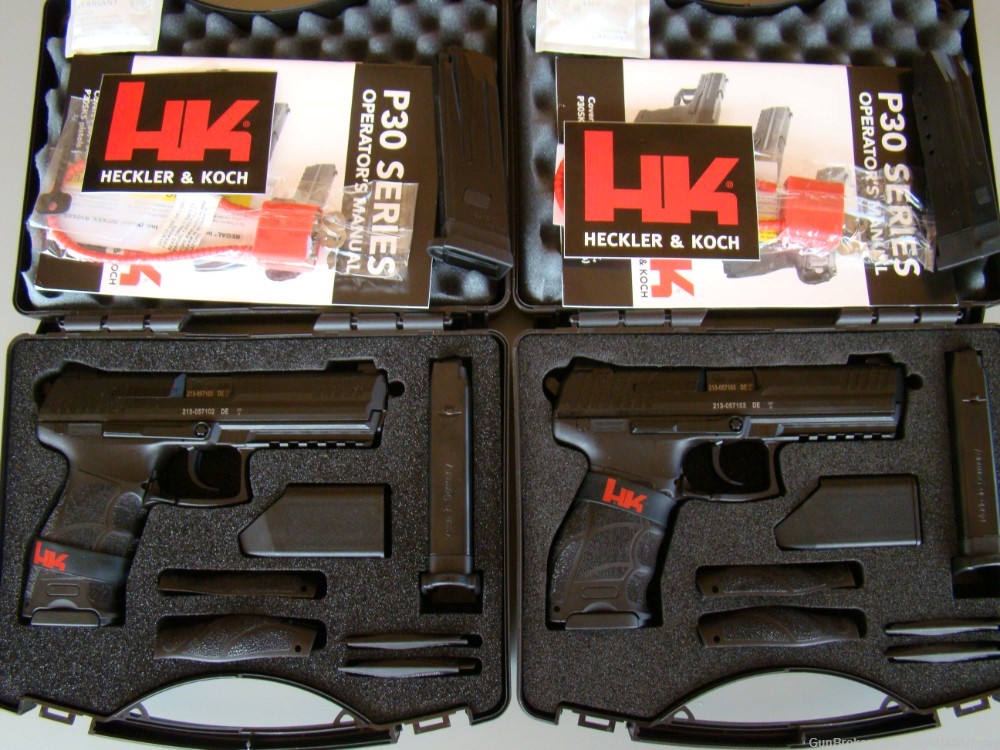 Pair of HK P30L V3 9mm Pistols H&K consec serial # P-30 Longslide 10rd-img-4