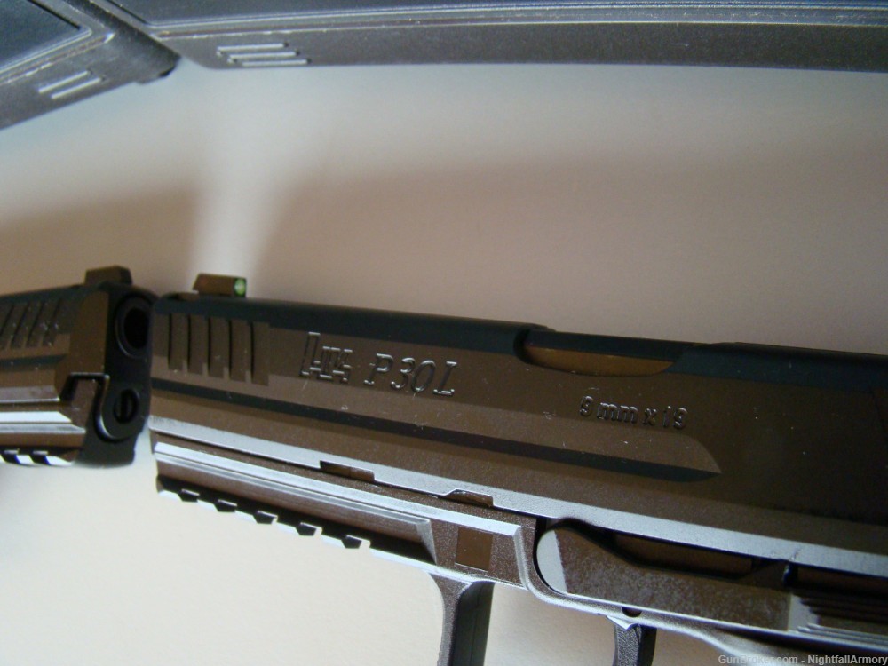 Pair of HK P30L V3 9mm Pistols H&K consec serial # P-30 Longslide 10rd-img-8