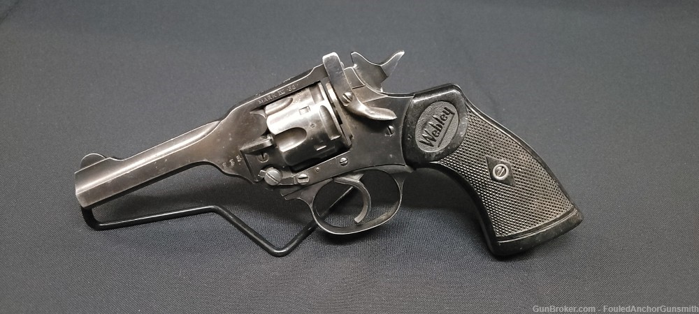Webley & Scott Mark IV Revolver - 38 S&W - Mfg 1947-1957-img-0