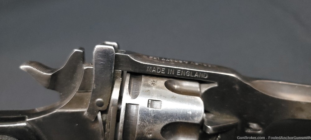 Webley & Scott Mark IV Revolver - 38 S&W - Mfg 1947-1957-img-9