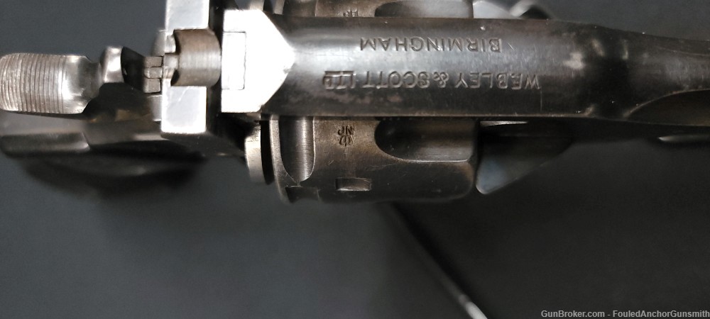 Webley & Scott Mark IV Revolver - 38 S&W - Mfg 1947-1957-img-11