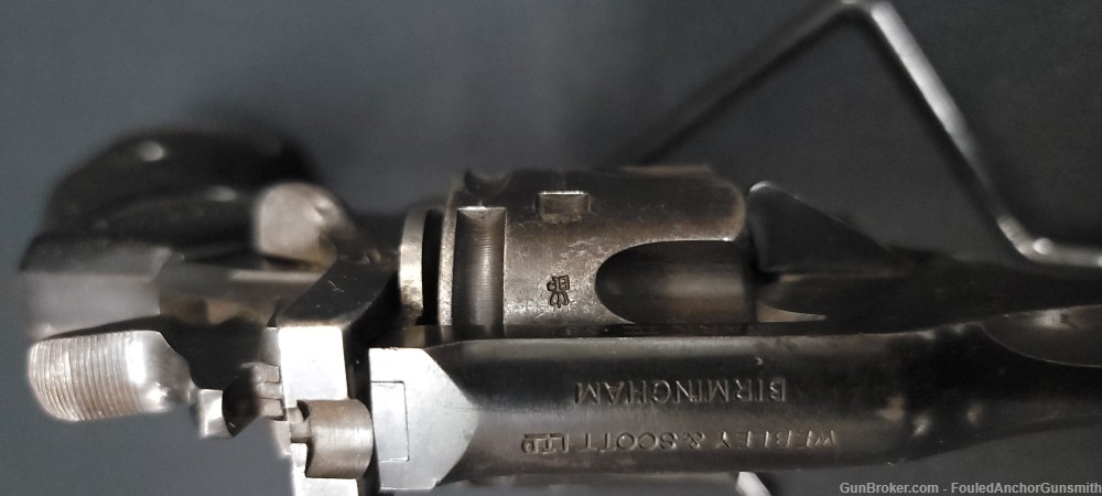 Webley & Scott Mark IV Revolver - 38 S&W - Mfg 1947-1957-img-12