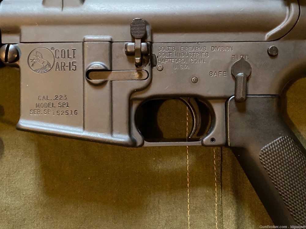 Pre Ban Colt AR15 SP1 Carbine AR-15 CAR15 Retro Like New Preban -img-5