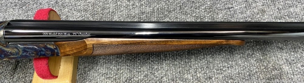 SKB 250 Field 28 Gauge SXS shotgun beautiful pre owned-img-5