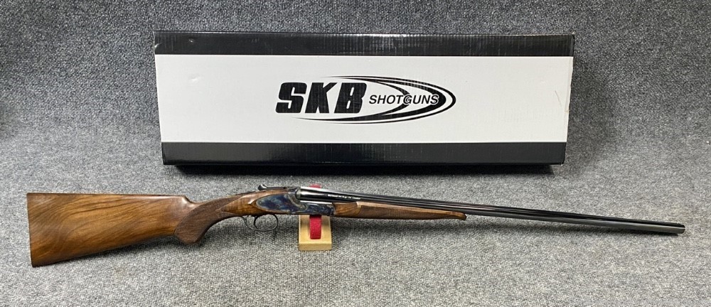 SKB 250 Field 28 Gauge SXS shotgun beautiful pre owned-img-0