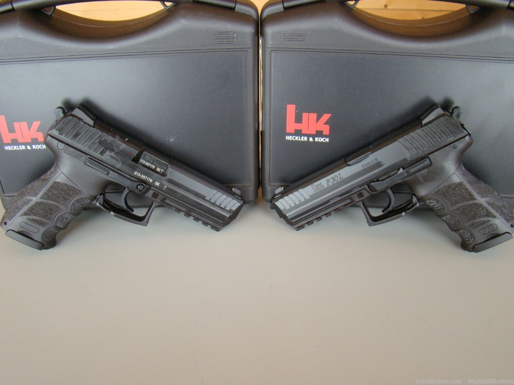 Pair of HK P30L V3 9mm Pistols H&K consecutive serial # P-30 Longslide 10rd-img-0