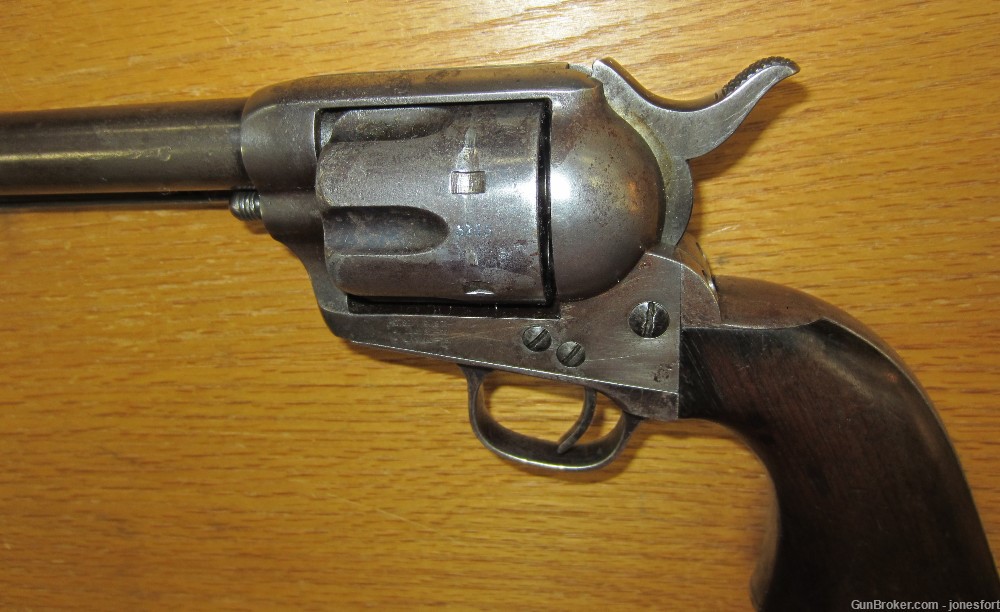 Very Interesting U.S. Cavalry Revolver Colt SAA 45 circa 1883-img-2