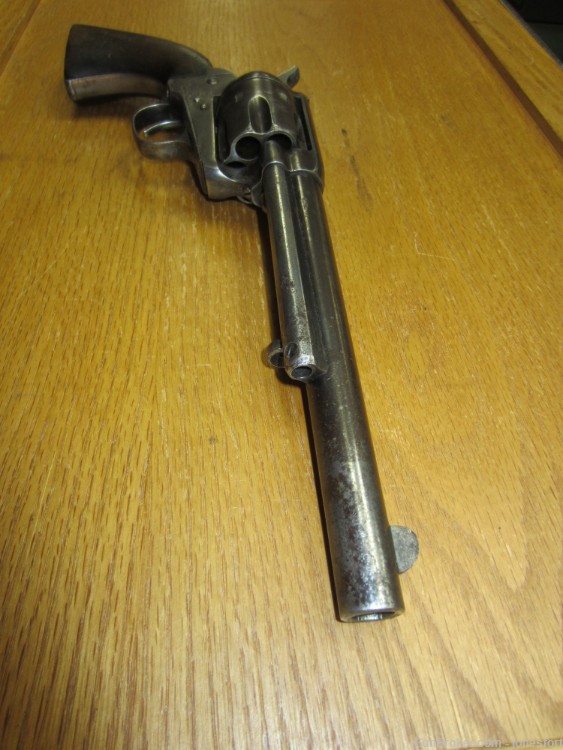 Very Interesting U.S. Cavalry Revolver Colt SAA 45 circa 1883-img-8