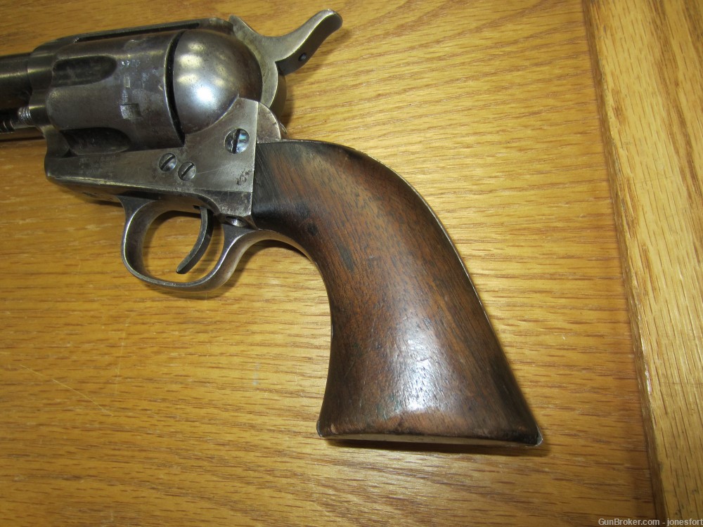 Very Interesting U.S. Cavalry Revolver Colt SAA 45 circa 1883-img-3