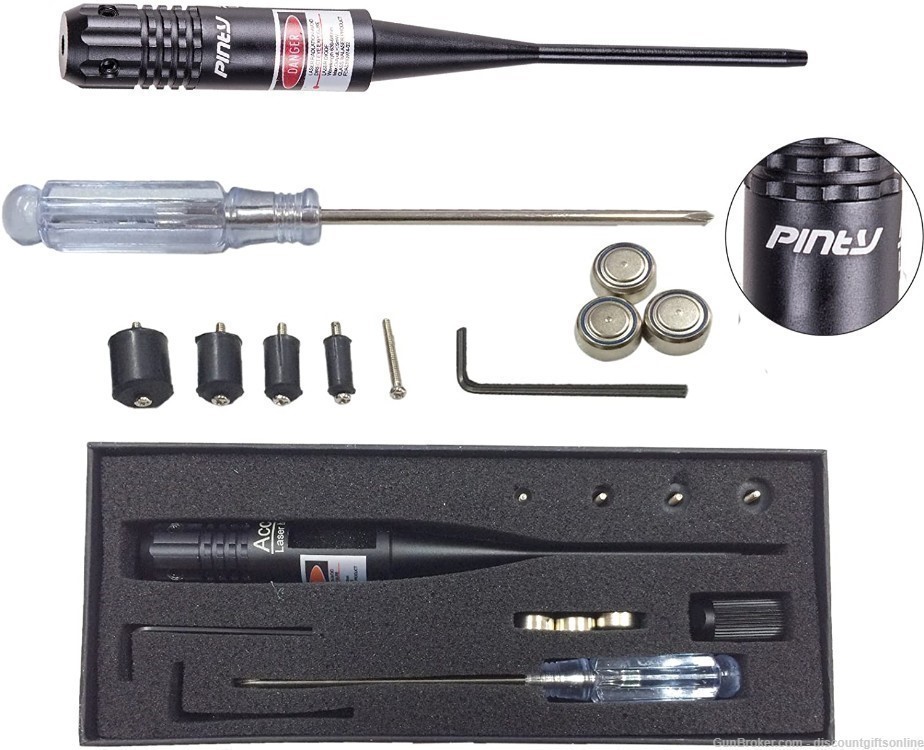 Red Laser Bore Sight Kit for .22 to .50 Caliber-img-2