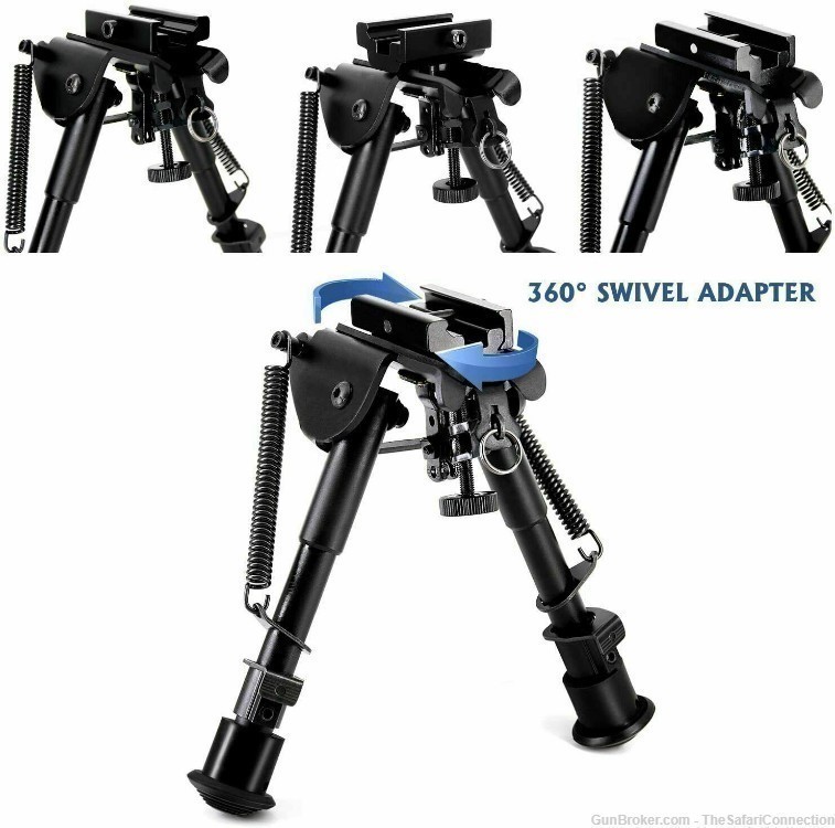 GunToolZ Adjustable Spring Bipod 6 to 9 inches LOW$$$ High Quality!-img-7