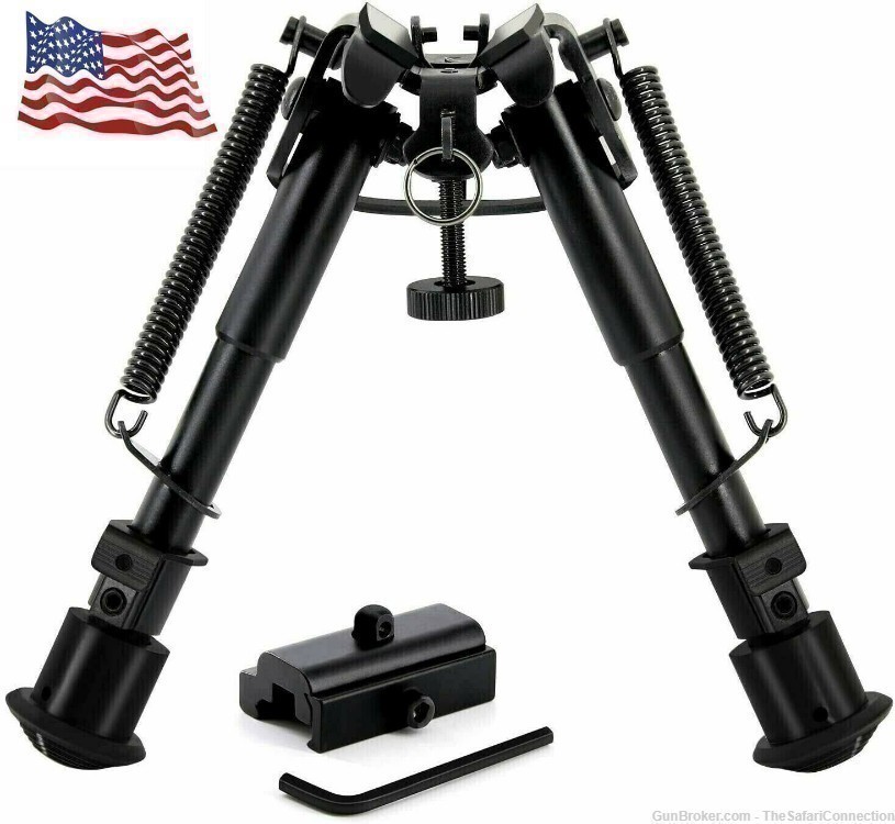 GunToolZ Adjustable Spring Bipod 6 to 9 inches LOW$$$ High Quality!-img-0